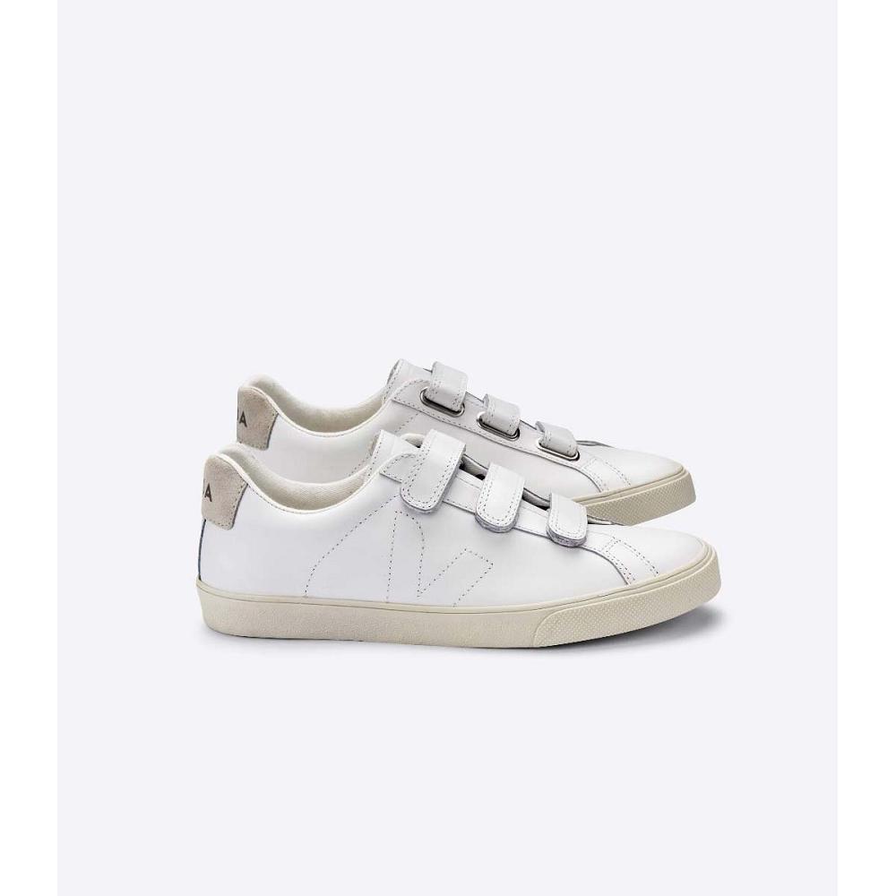 Veja 3-LOCK LEATHER Sneakers Dames Wit | NL 613BEX